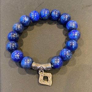 Silpada Blue Lapis Stretch Bracelet